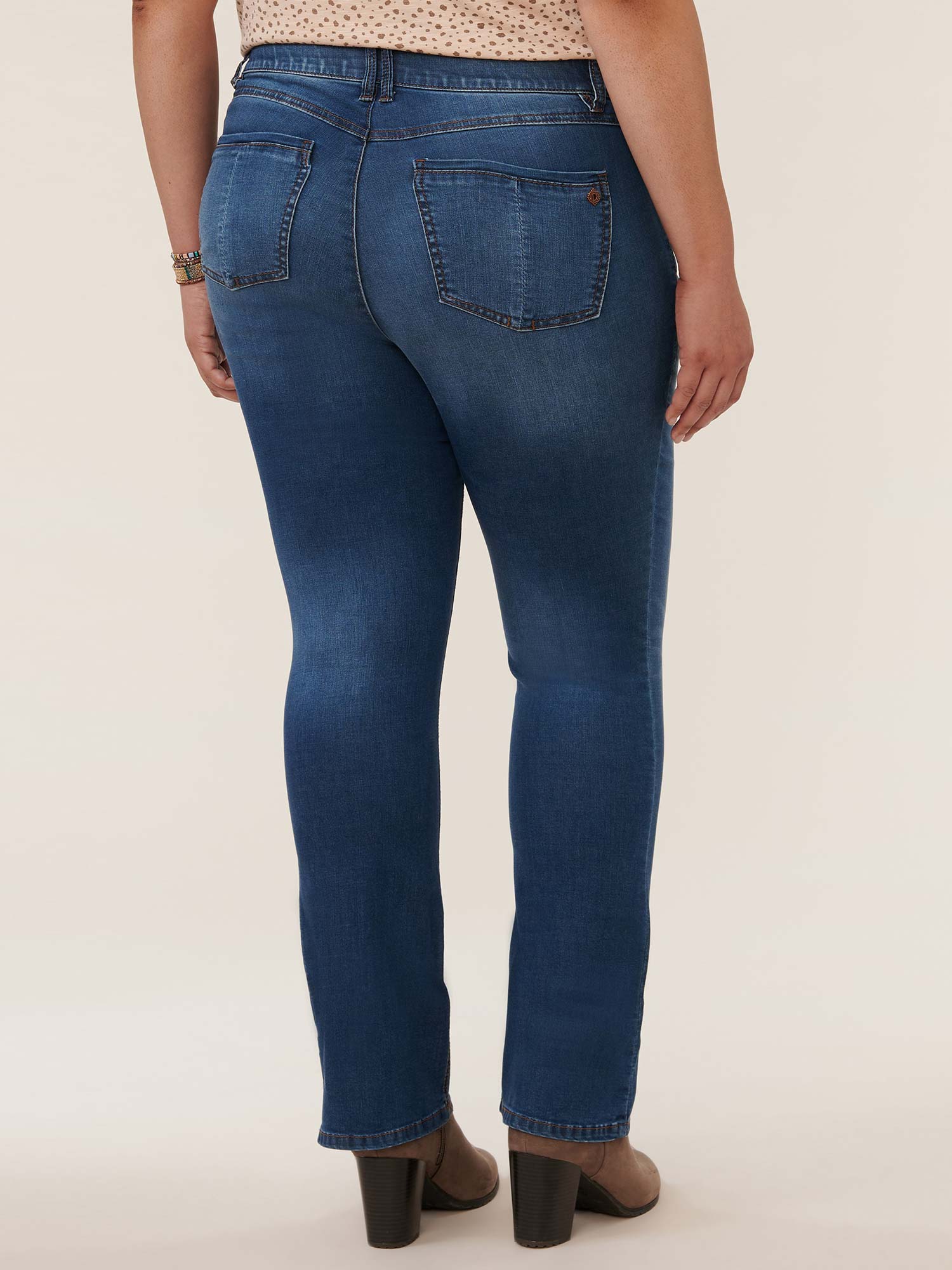 "Ab"solution® Artisanal Blue Plus Itty Bitty Bootcut Jean - Image 4