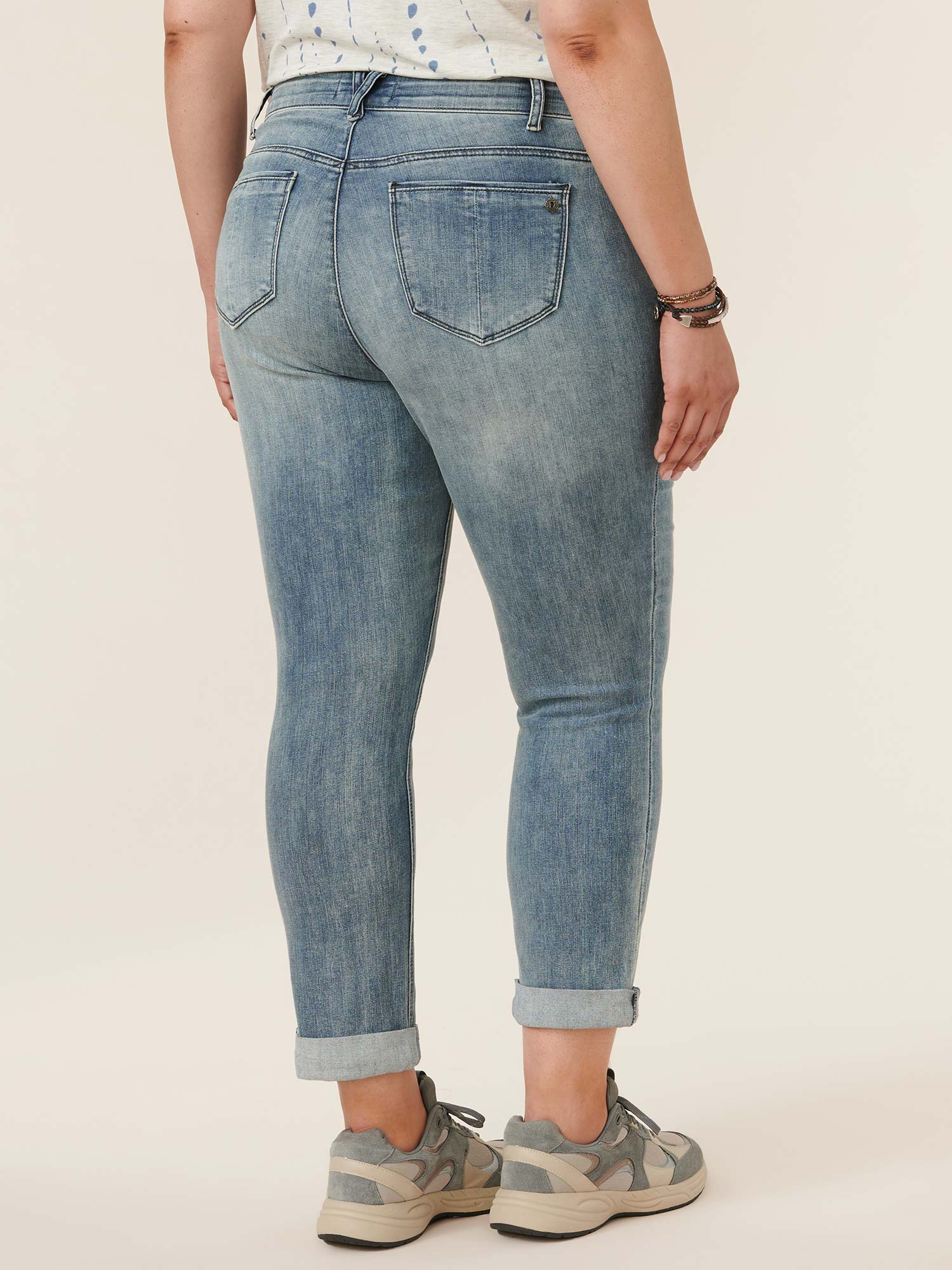 "Ab"solution® Girlfriend Blue Plus Jeans - Image 4