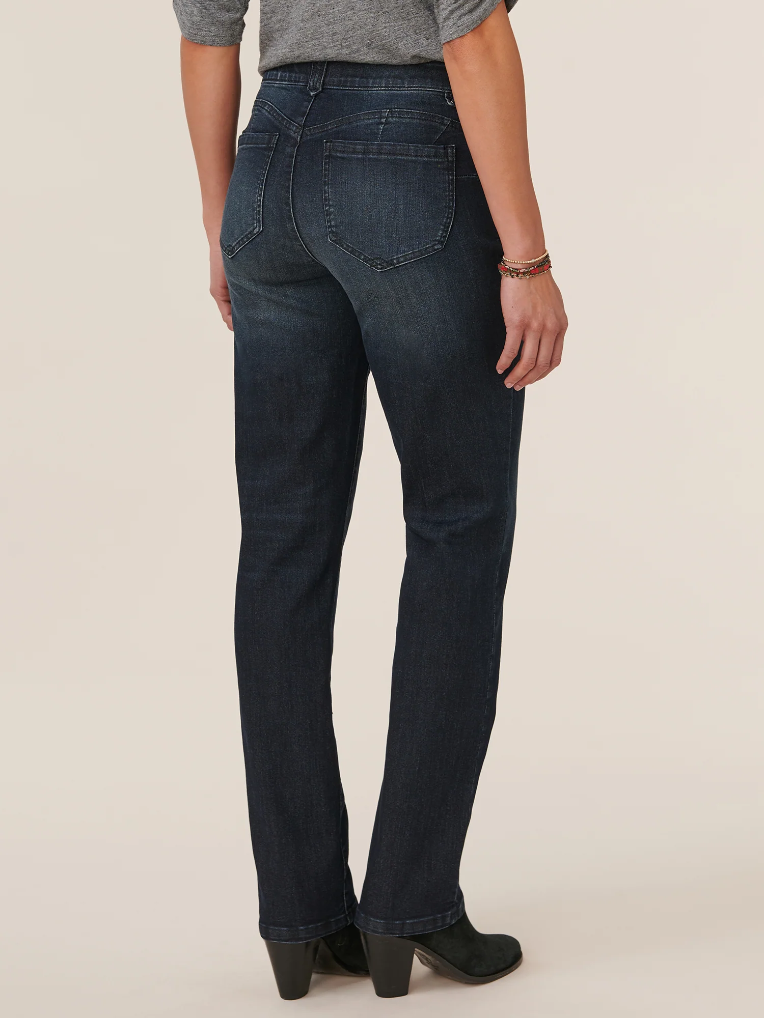 "Ab"solution® 33" Inseam Straight Leg Artisanal Denim Tall Jeans - Image 4