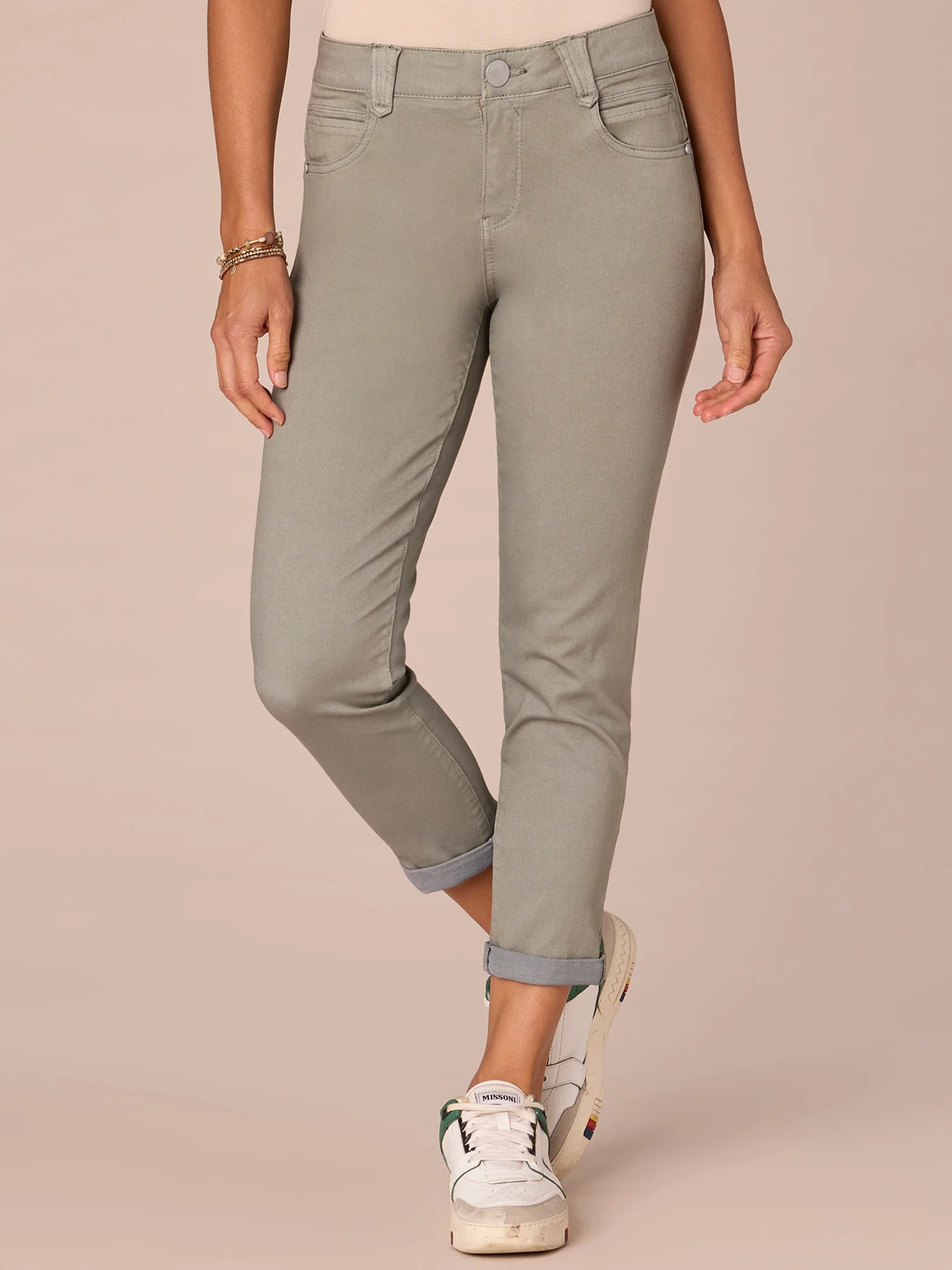 "Ab"solution® Colored Ankle Skimmer Pants - Image 4
