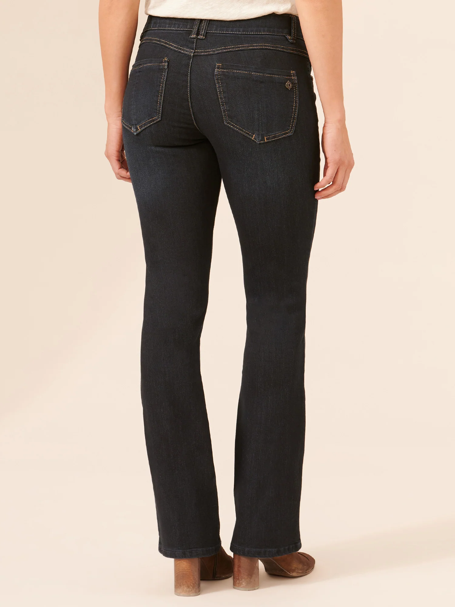 34" "Ab"solution® Indigo Itty Bitty Bootcut Tall Jeans - Image 4