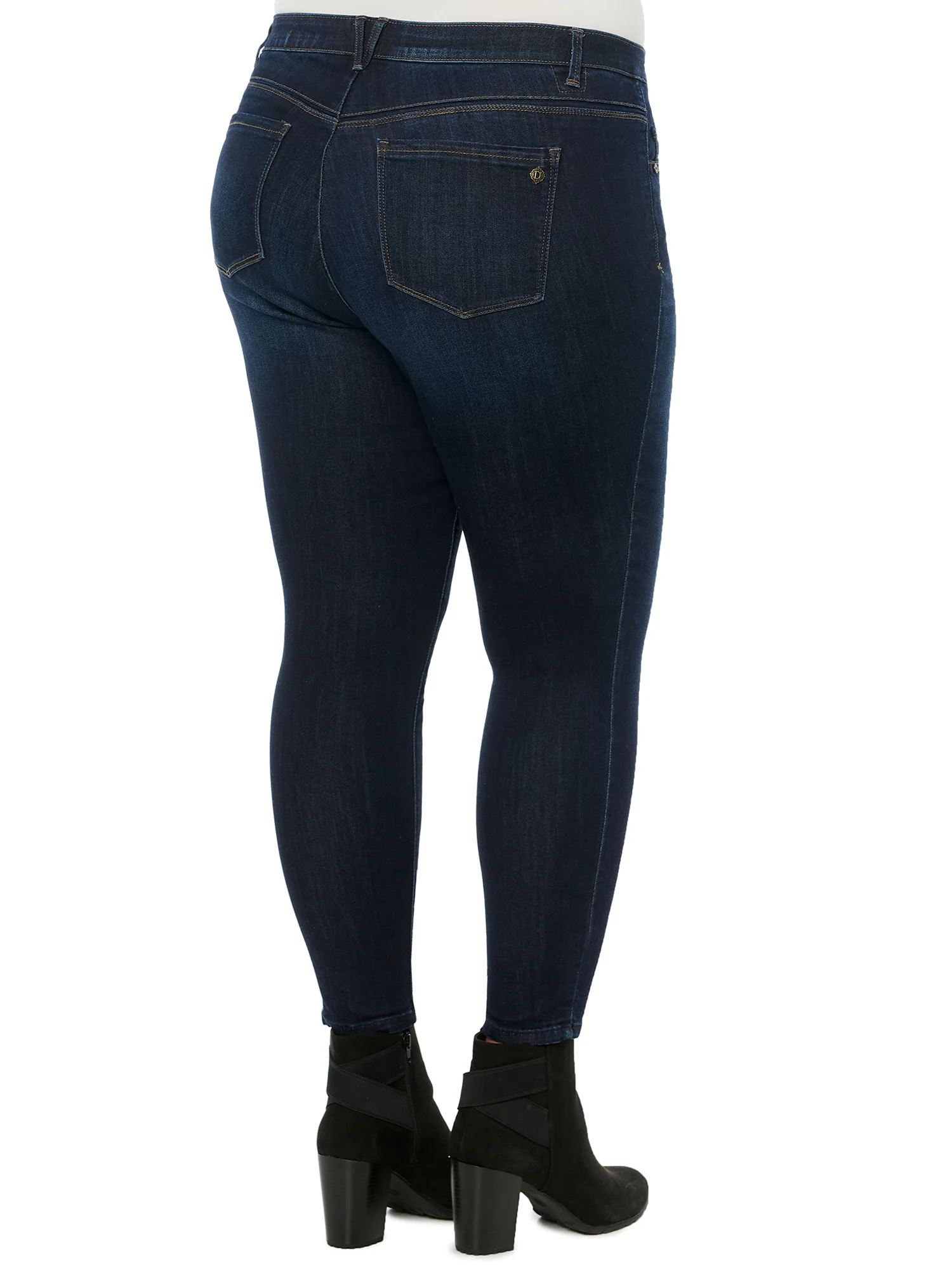 "Ab"solution® Premium Modern High Rise Ankle Length Skinny Jeans - Image 3