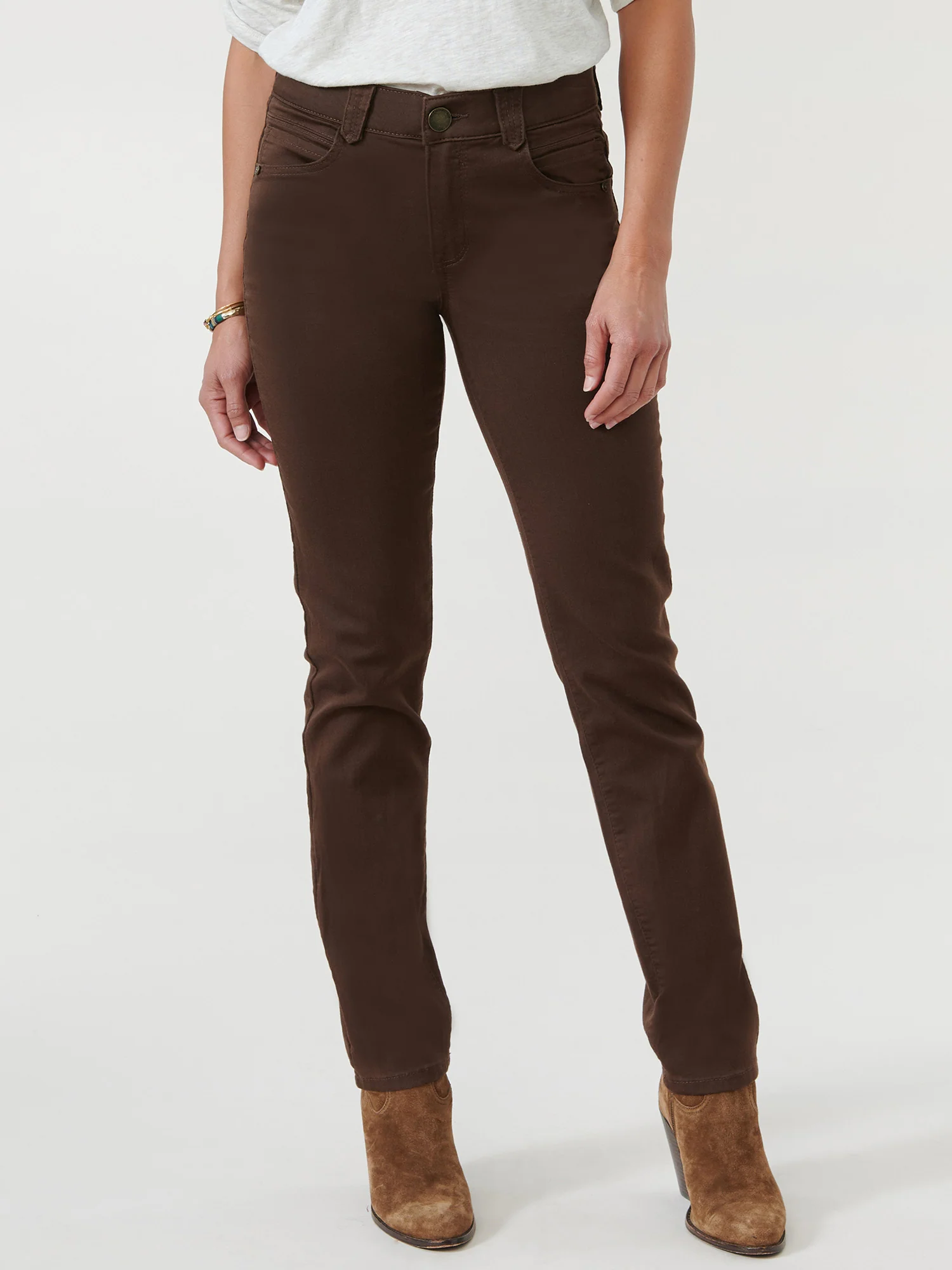 "Ab"solution® Straight Leg Colored Jeans - Image 15