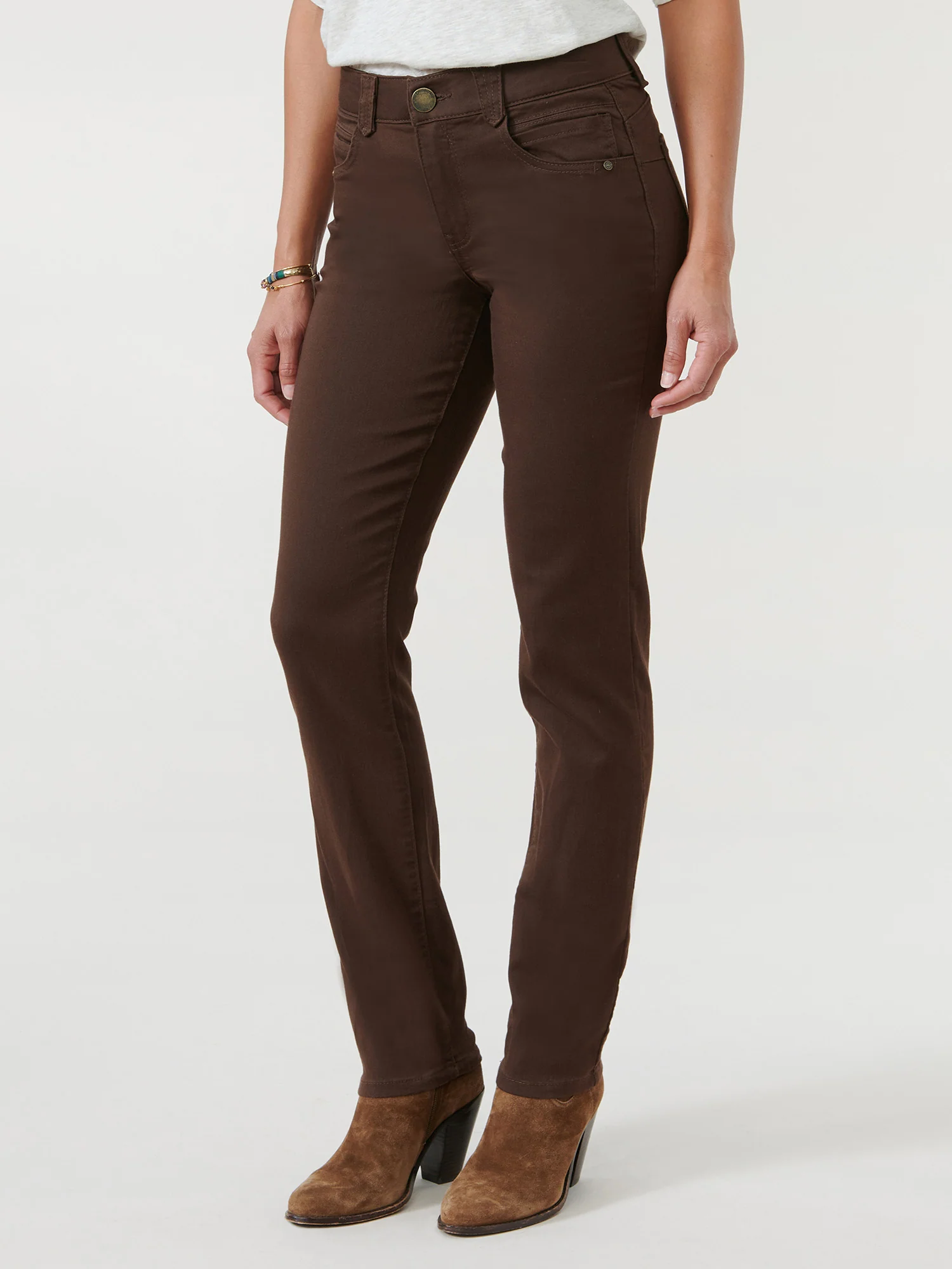 "Ab"solution® Straight Leg Colored Jeans - Image 17