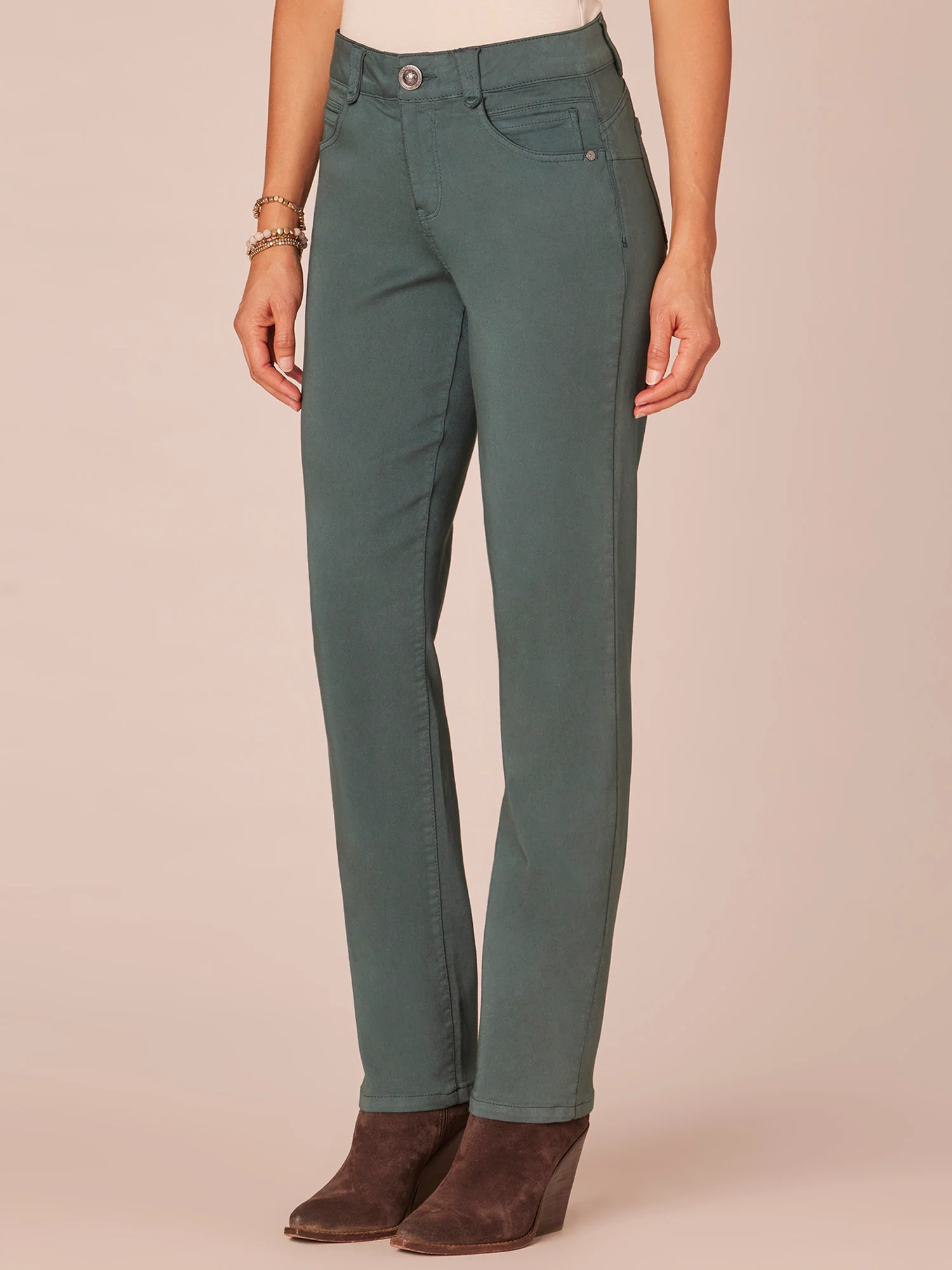 "Ab"solution® Straight Leg Colored Jeans - Image 19