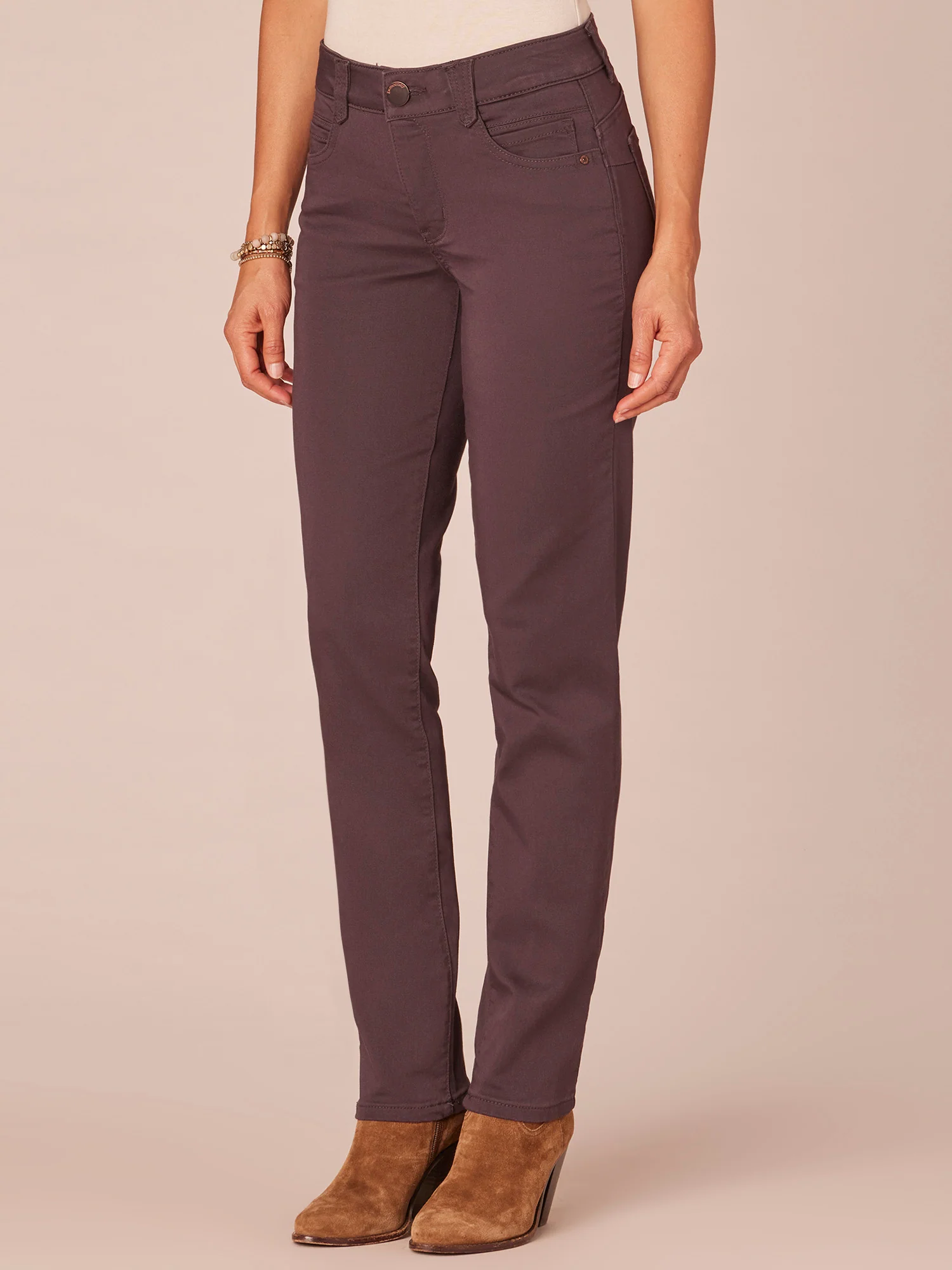 "Ab"solution® Straight Leg Colored Jeans - Image 23