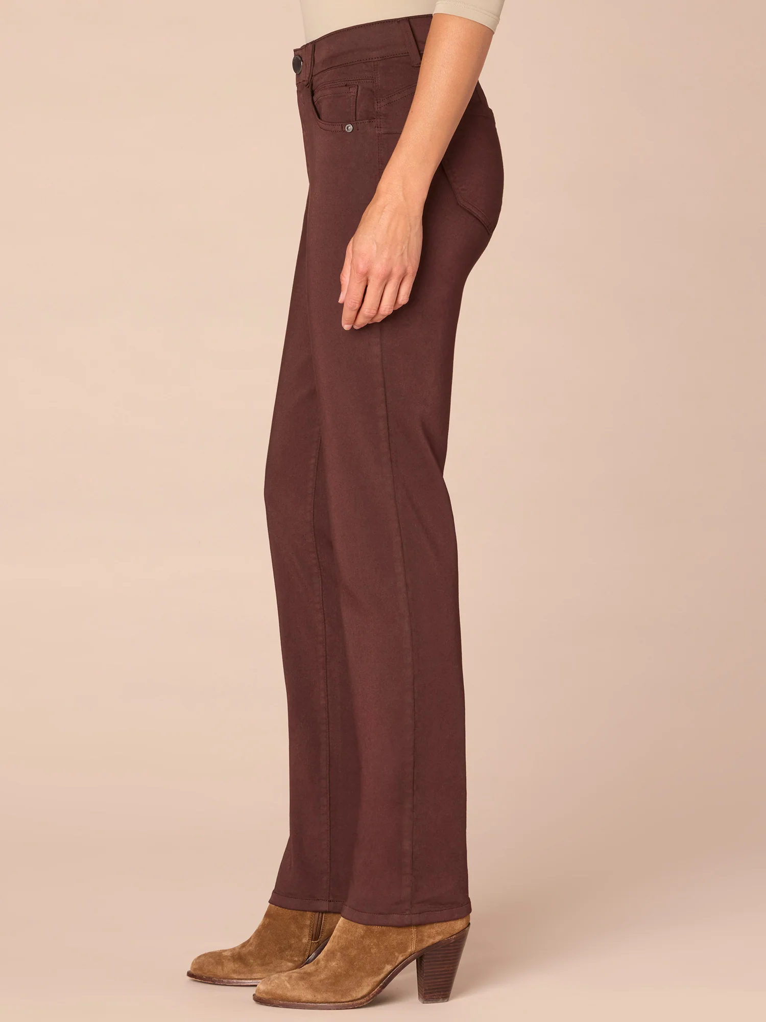 "Ab"solution® Straight Leg Colored Jeans - Image 3