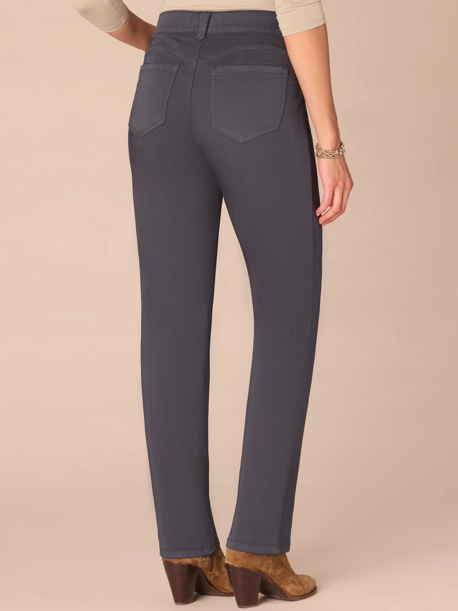 "Ab"solution® Straight Leg Colored Jeans - Image 8