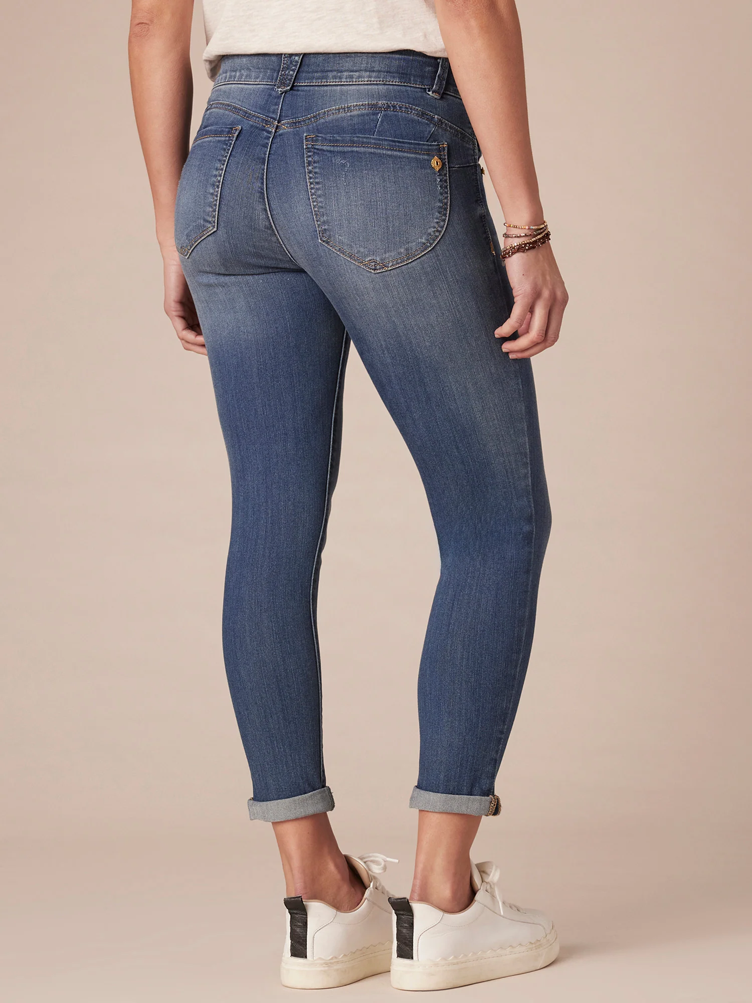 "Ab"solution® Ankle Skimmer Blue Jeans - Image 5
