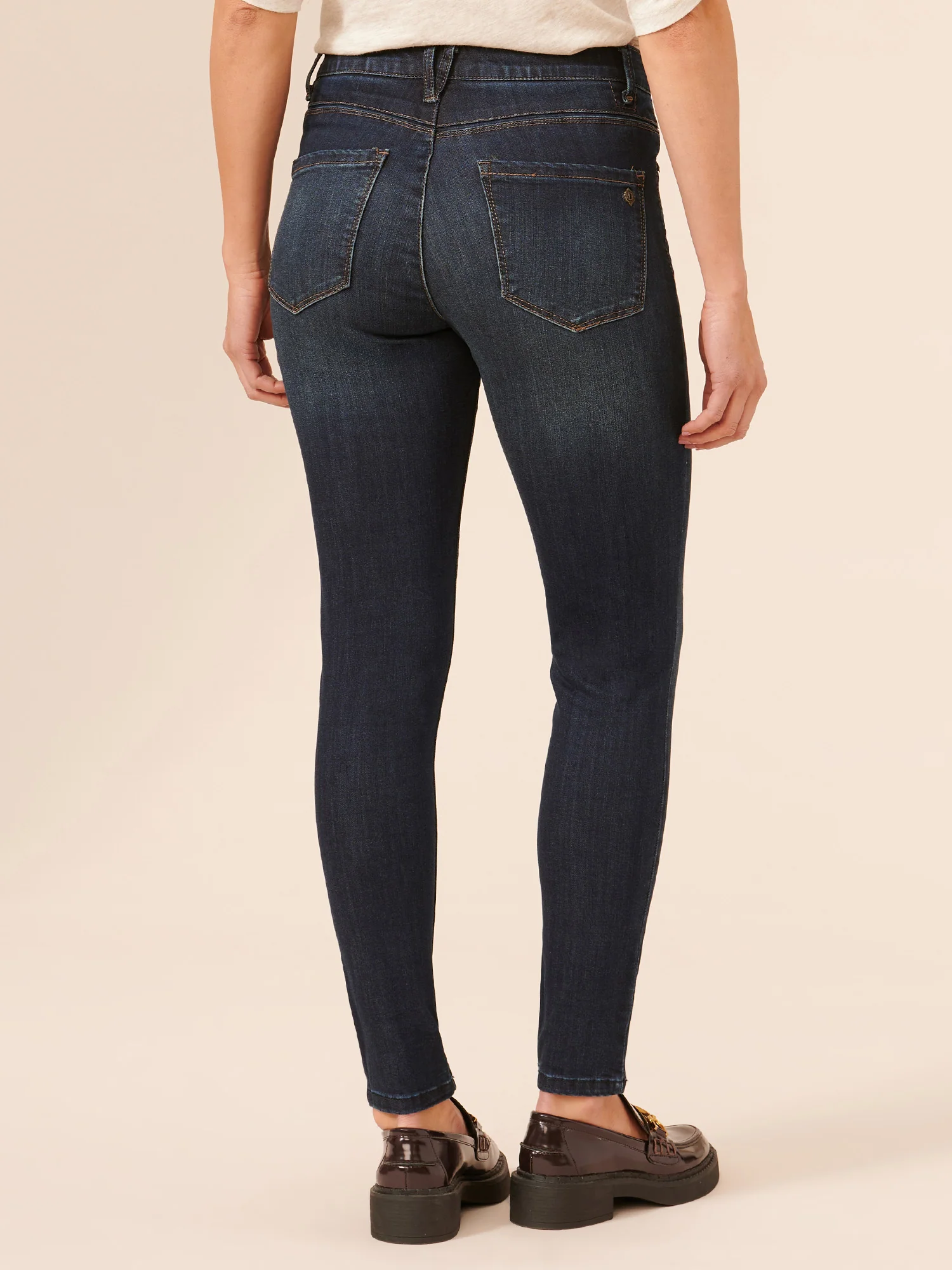 Luxe High Rise "Ab"solution® Ankle Length Skinny Jeans - Image 4