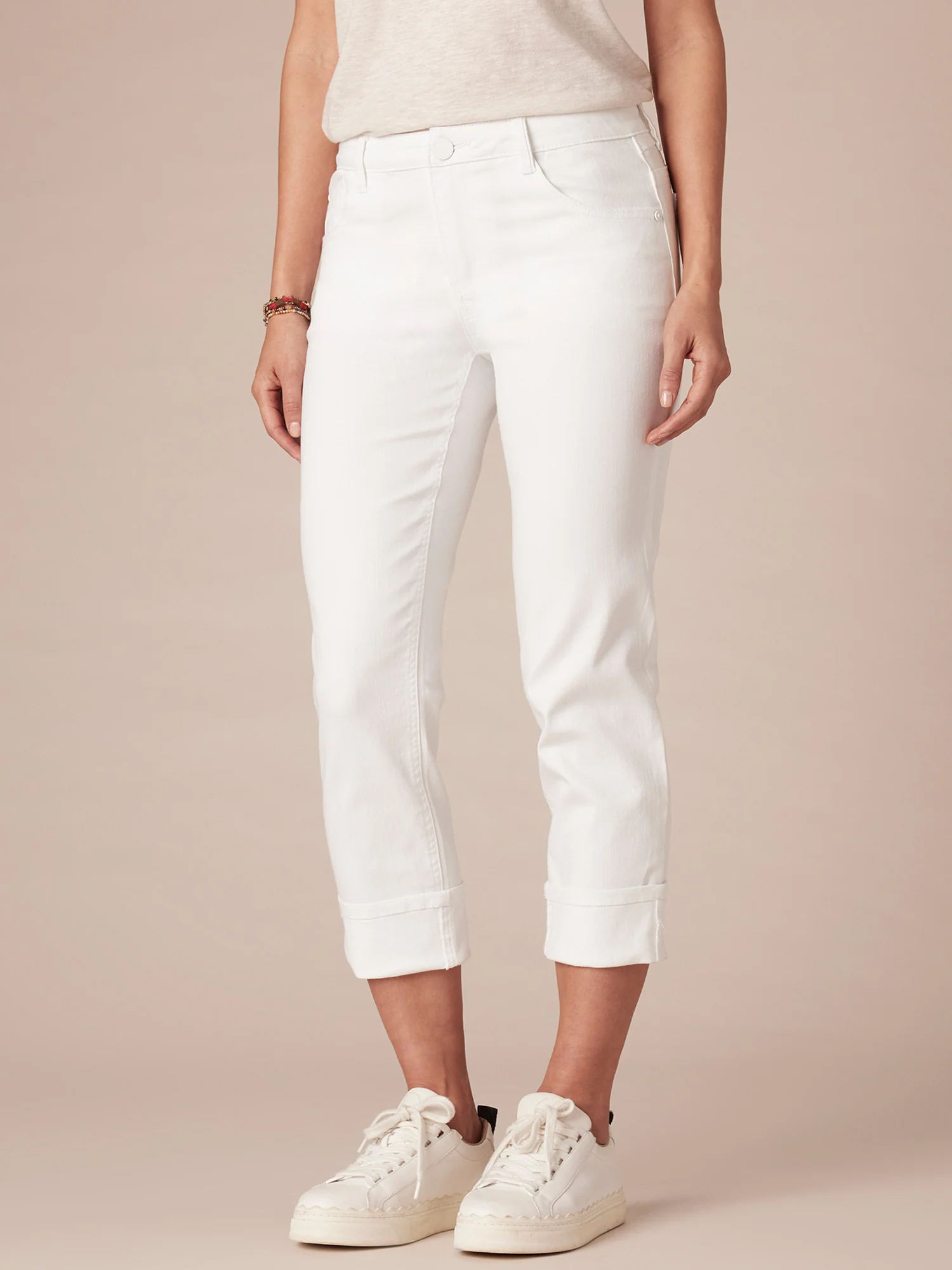 Mid-Rise Flex-Ellent Girlfriend Jean with Cropped Hem - Image 3