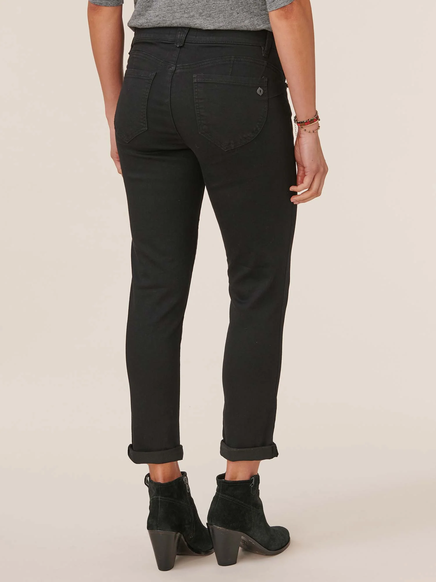 "Ab"solution® Black Denim Petite Ankle Skimmer - Image 3